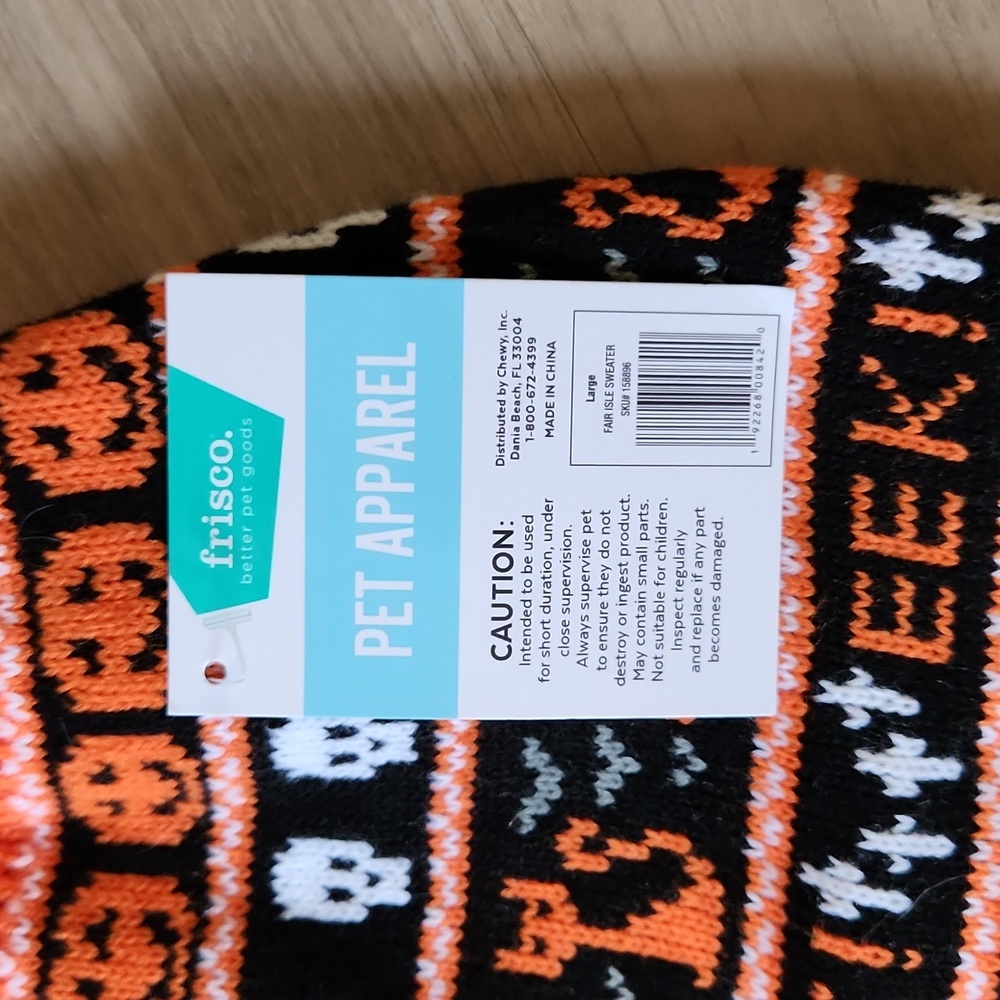Halloween dog sweater - Picture 3 of 5